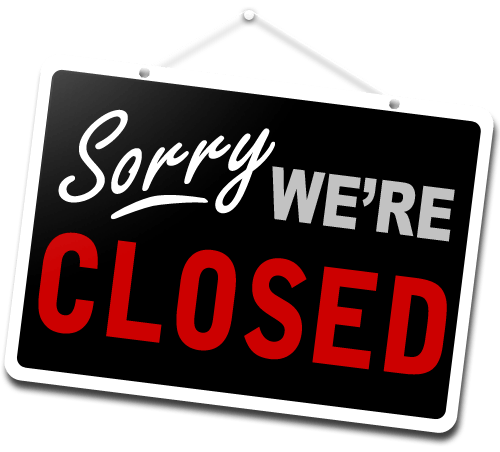 closed sign