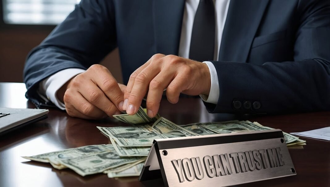 scammer businessman